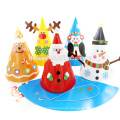 Decoraciones de Navidad DIY Christmas Paper Hat Kids Early Learning